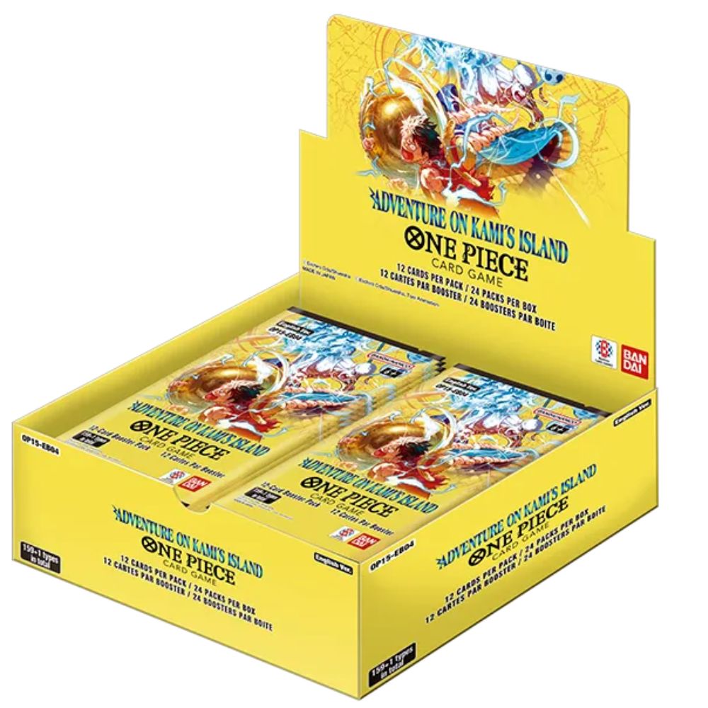 Official One Piece TCG Booster Box from Adventure on Kamis Island – Collectible Trading Card Game Booster
