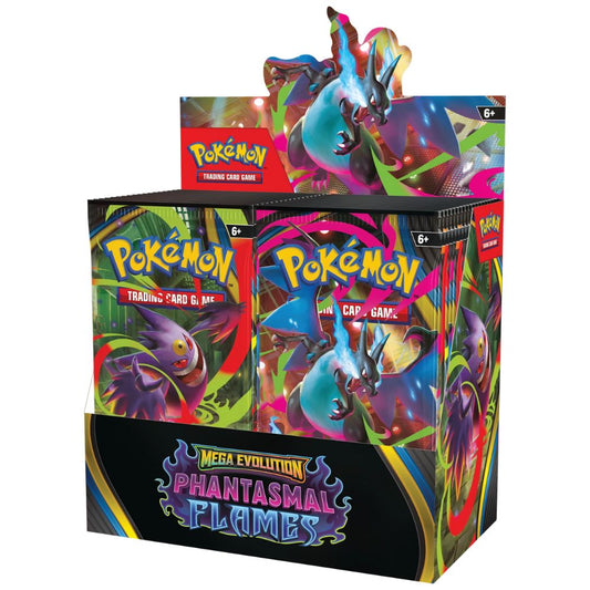 Official Pokémon TCG Booster Box from Phantasmal Flames – Collectible Trading Card Game Booster