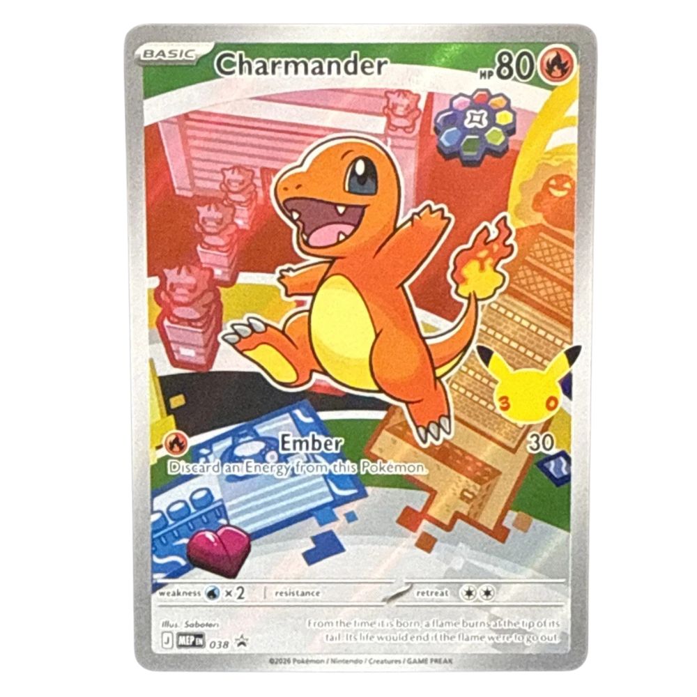 Charmander First Partner Illustration Collection Promo Card Pokemon –
