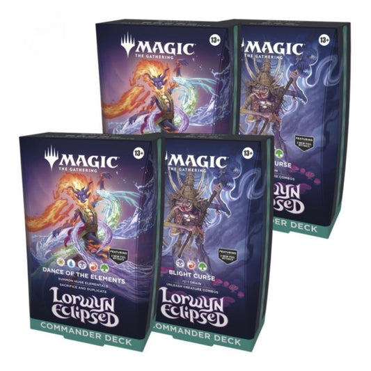 fficial Magic The Gathering Commander Deck set from Lorwyn Eclipsed – 100 card preconstructed deck