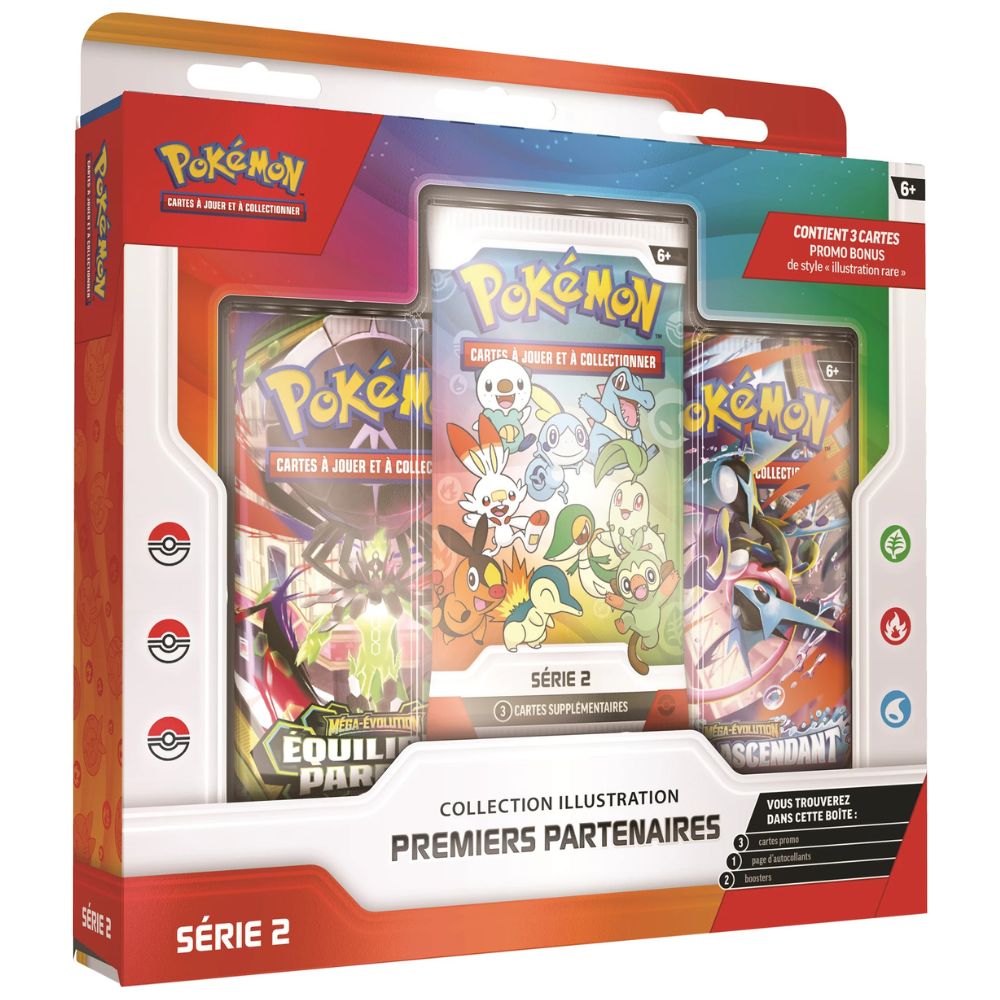Front view of Pokemon First Partner Illustration Collection 2 sealed box French