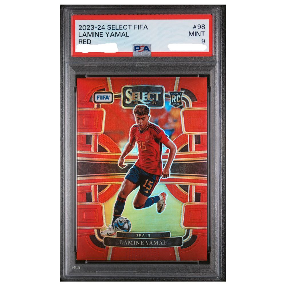 Lamine Yamal Panini Select FIFA Graded Card from 2023 24 – Collectible Trading Card Game Booster