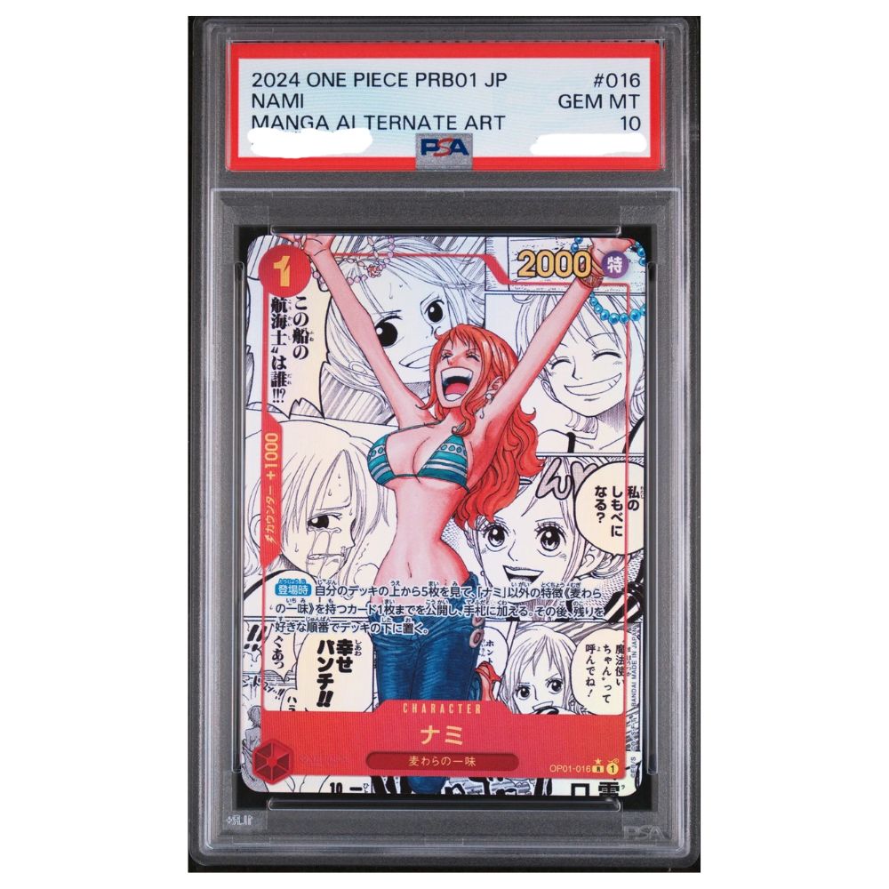 Official One Piece TCG Graded Card from The Best – Collectible Trading Card Game Booster