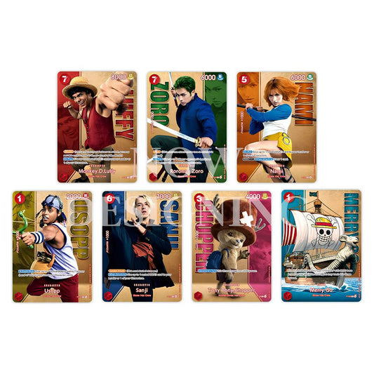 One Piece Live Action Edition Vol 2 Straw Hat Crew Cards Set – Buy in Switzerland
