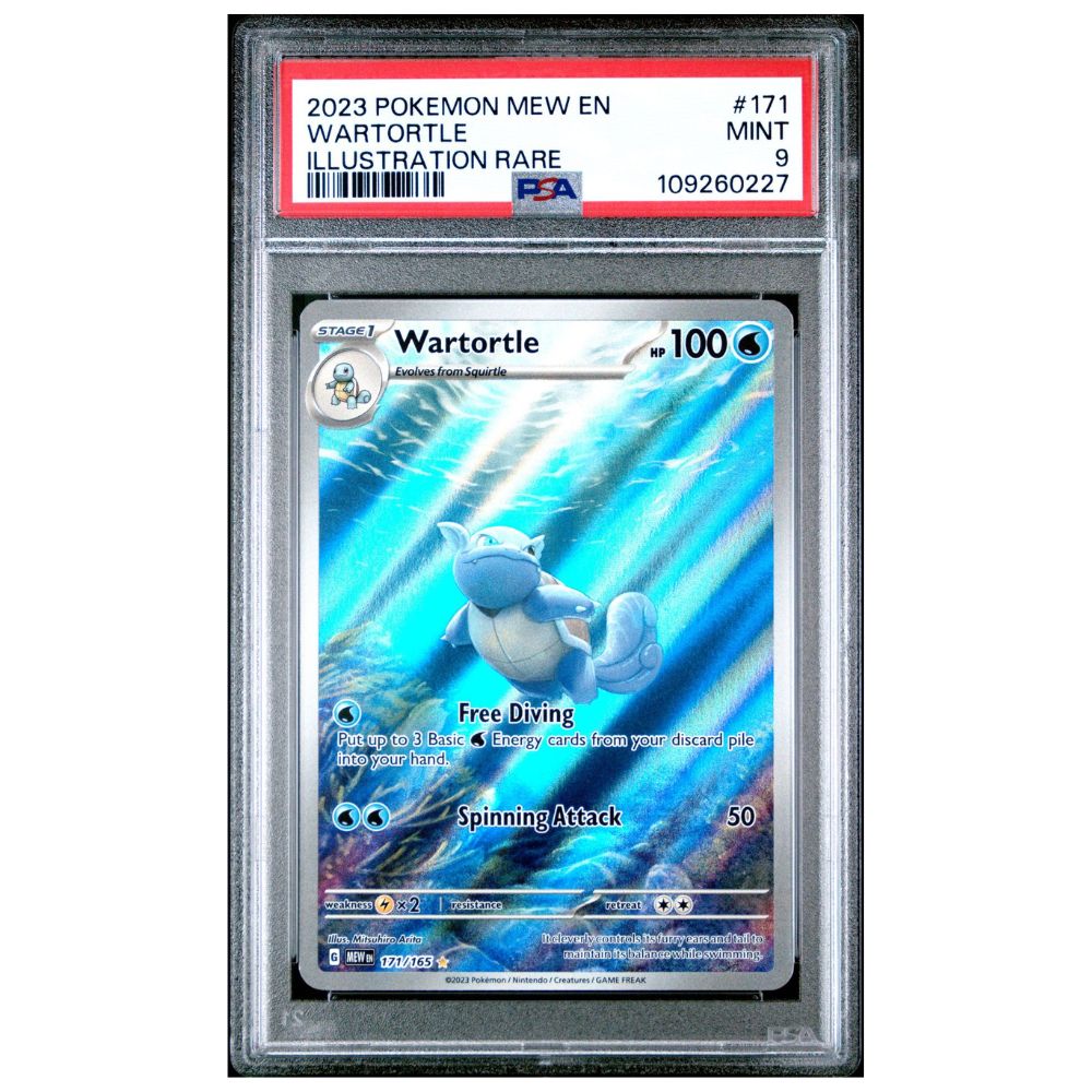Wartortle Illustration Rare PSA 9 Scarlet & Violet 151 (2023) Cardtreasure.ch Wartortle Illustration Rare PSA 9 Scarlet & Violet 151 (2023) Cardtreasure.ch