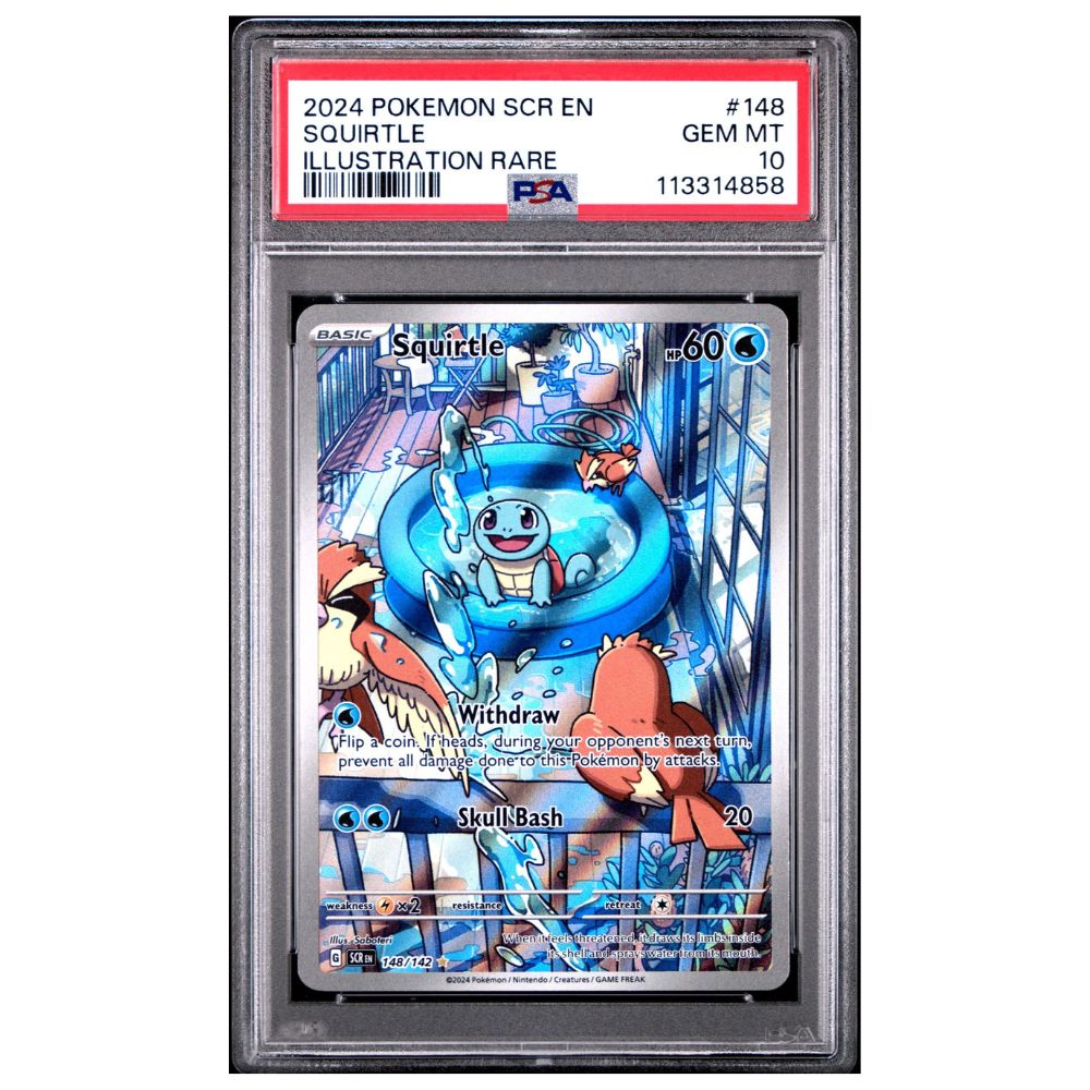 Squirtle Illustration Rare Stellar Crown 2024 PSA 10 Cardtreasure.ch Squirtle Illustration Rare Stellar Crown 2024 PSA 10 Cardtreasure.ch