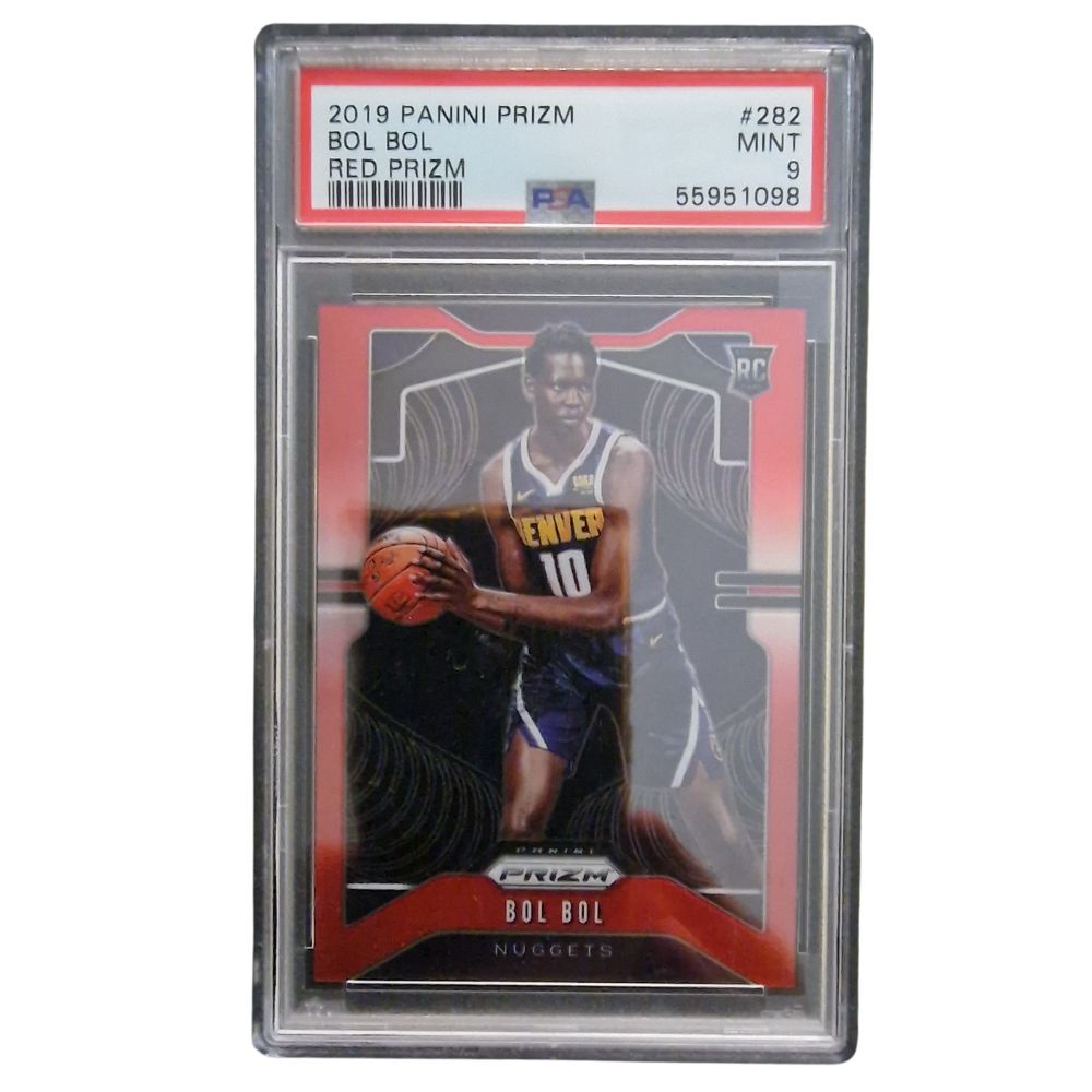 Bol Bol Rookie Red Prizm 2019 PSA 9