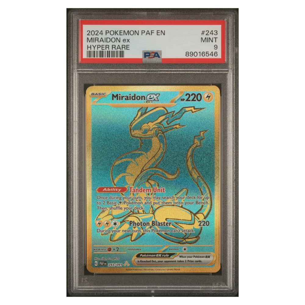 Miraidon EX Hyper Rare PSA 9 Pokmon Paldean Fates Cardtreasure.ch Miraidon EX Hyper Rare PSA 9 Pokmon Paldean Fates Cardtreasure.ch