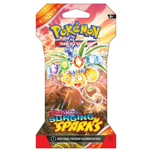 Surging Sparks Booster Blister SV08 Pokémon Sammelkartenspiel: Scarlet & Violet