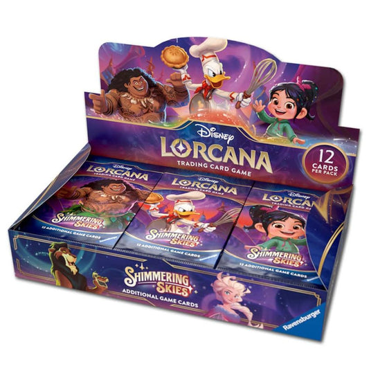Coffret de boosters Shimmering Skies Disney Lorcana TCG 2024