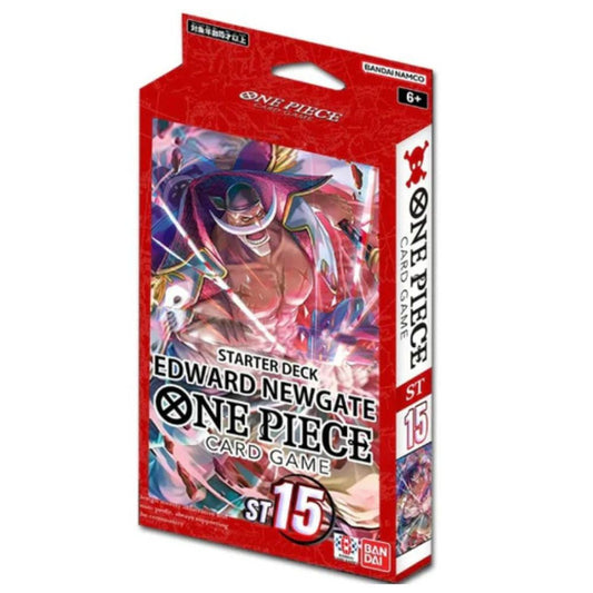 Deck de démarrage ST-15 du jeu de cartes One Piece : Edward Newgate rouge