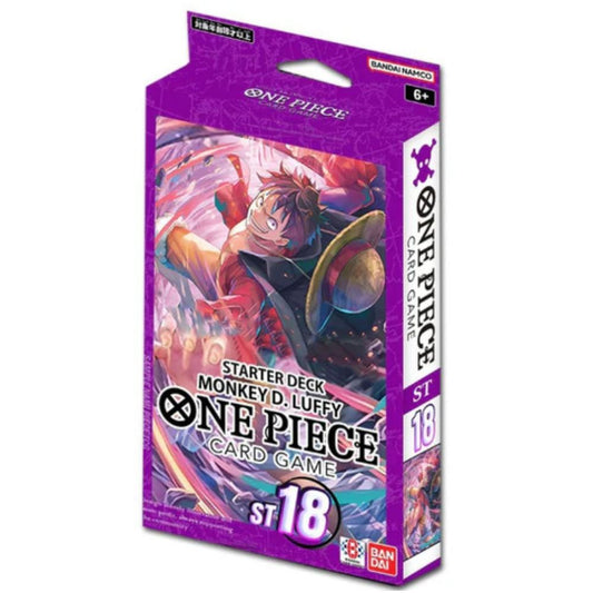 Deck de démarrage ST-18 : Purple Monkey D. Luffy, jeu de cartes One Piece