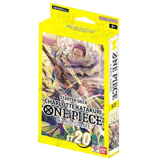 Deck de démarrage ST-20 : Charlotte Katakuri jaune, jeu de cartes One Piece
