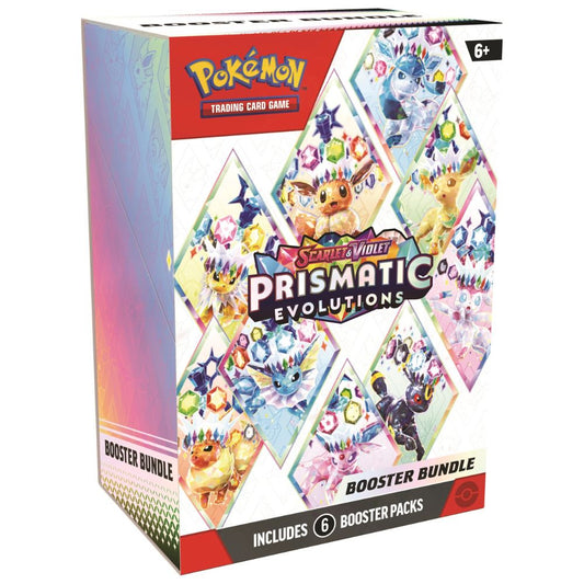 Pack de 6 boosters Évolutions Prismatiques Pokémon JCC SV08.5