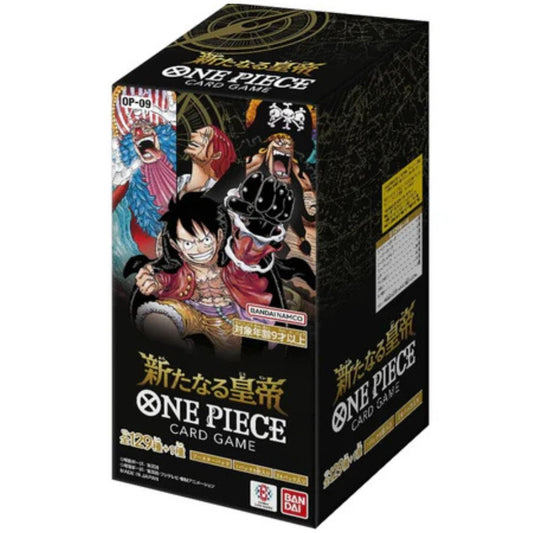 Boîte de boosters OP-09 - Empereurs du Nouveau Monde, jeu de cartes One Piece japonais