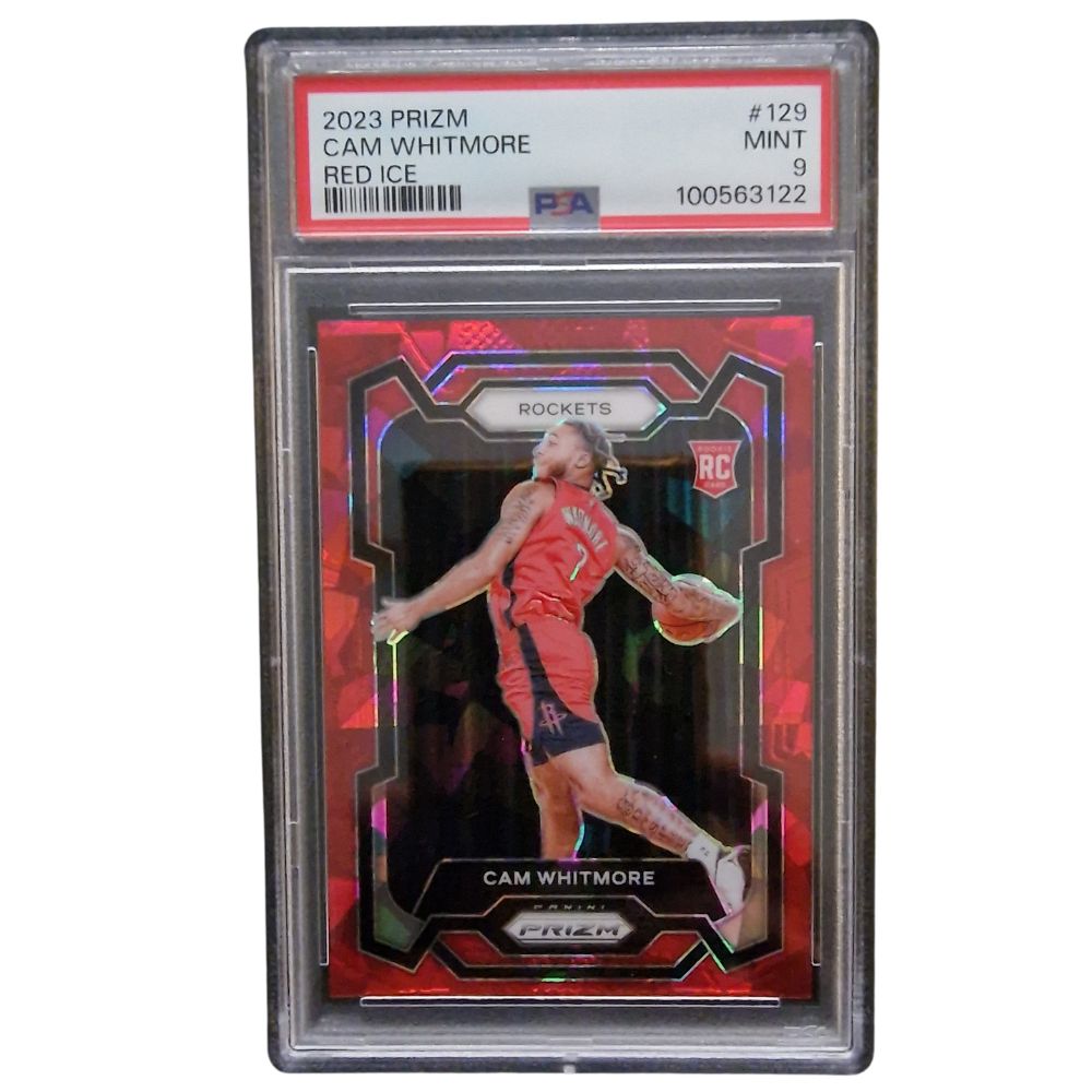 Cam Whitmore Rookie Red Ice Silver Prizm Panini 2023 PSA 9