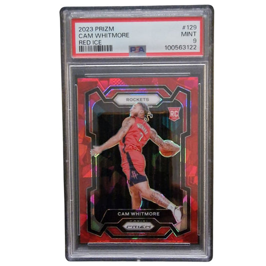 Cam Whitmore Rookie Red Ice Silver Prizm Panini 2023 PSA 9