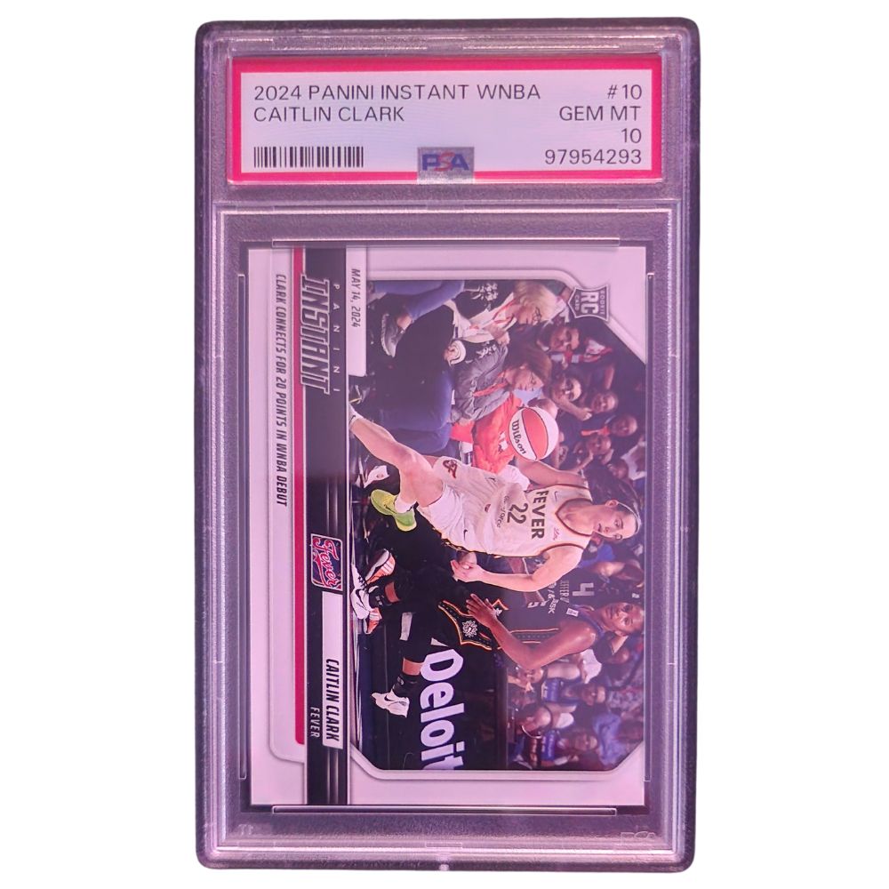 Caitlin Clark Rookie 2024 Panini Instant WNBA PSA 10