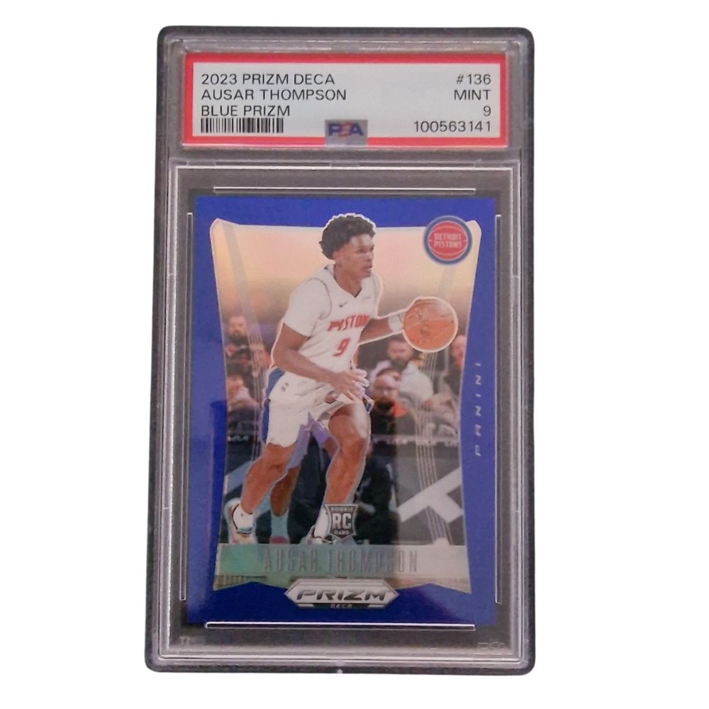 Ausar Thompson Rookie Blue Prizm Deca 2023 PSA 9