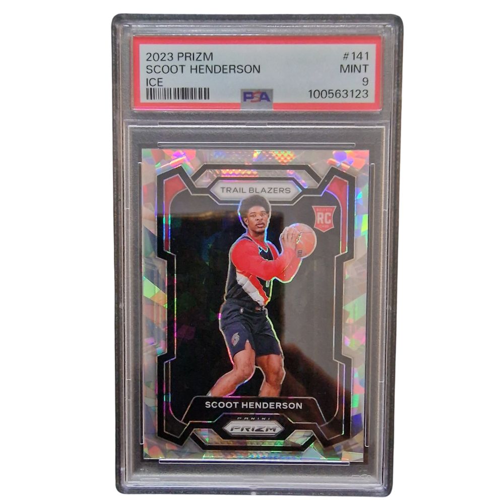 Scoot Henderson Ice Prizm Rookie 2023 PSA 9