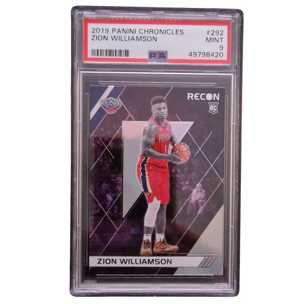 Zion Williamson Rookie Panini Chronicles 2019 PSA 9