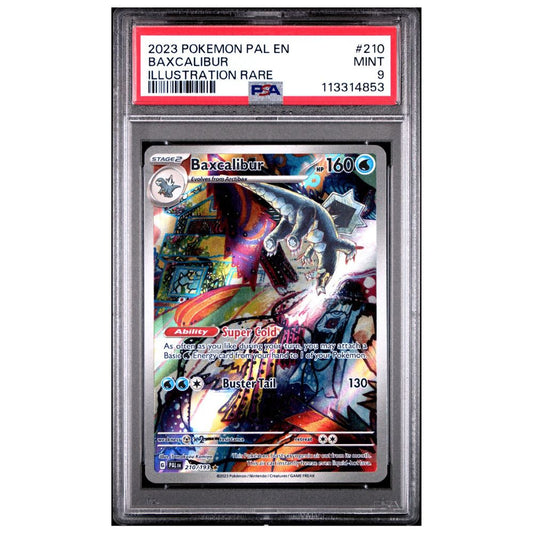 Baxcalibur Illustration Rare – Paldea Evolved 2023 – PSA 9