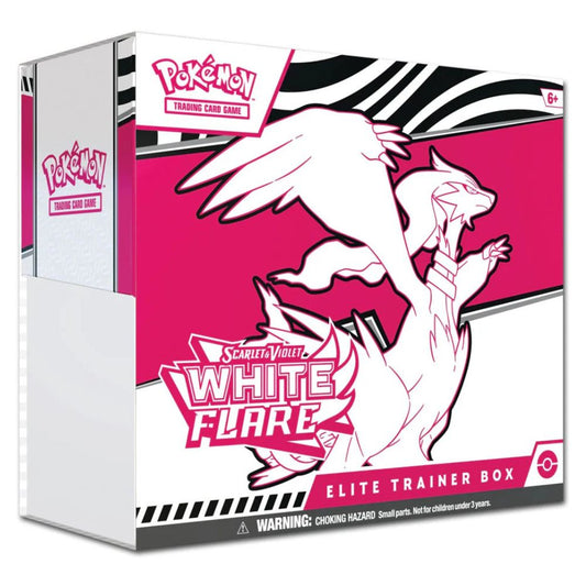 White Flare Elite Trainer Box SV10.5 with Tornadus promo and 9 boosters