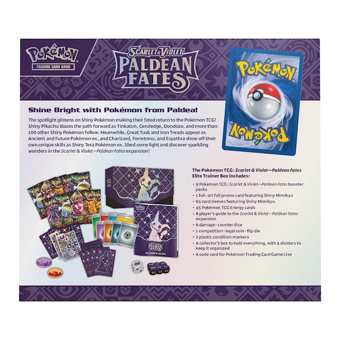 Coffret Dresseur d'Élite Destinées Paldéennes Pokémon FR SV04.5