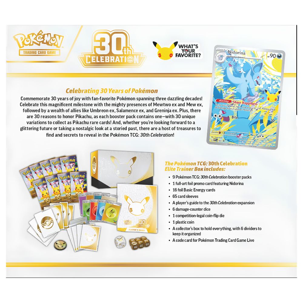 30th Celebration Elite Trainer Box Pokemon