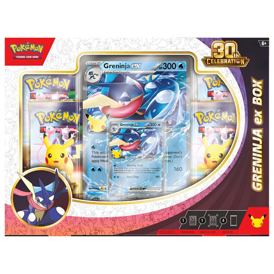30th Celebration Greninja ex Box Pokemon