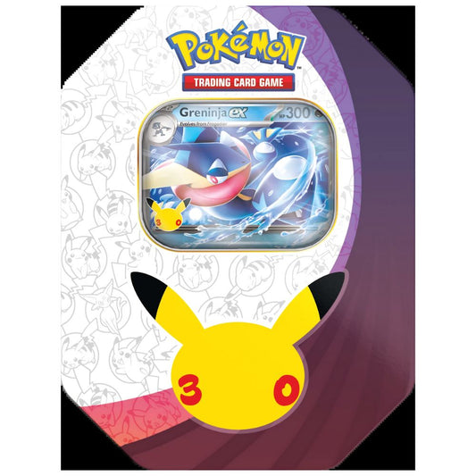 30th Celebration Greninja ex Tin Pokémon