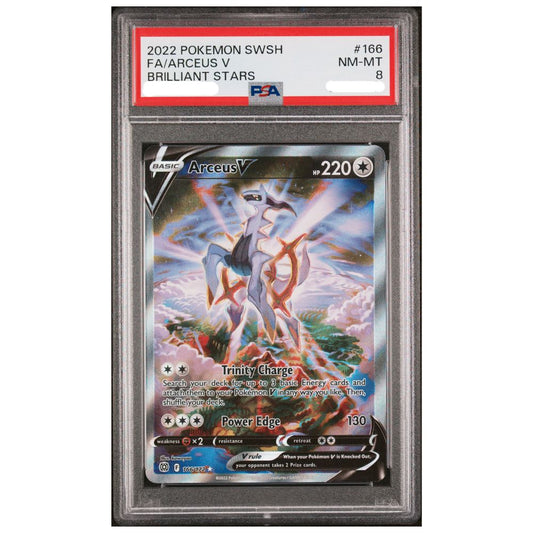 Pokemon Arceus V Full Art PSA 8 from Sword and Shield Brilliant Stars
