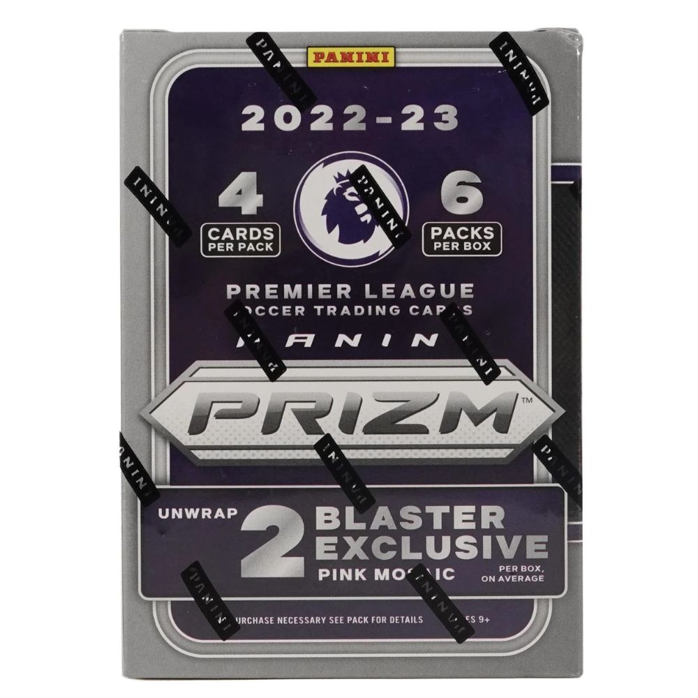 Official Panini Prizm Premier League EPL Soccer 6 Pack Blaster Box – Collectible Soccer Card