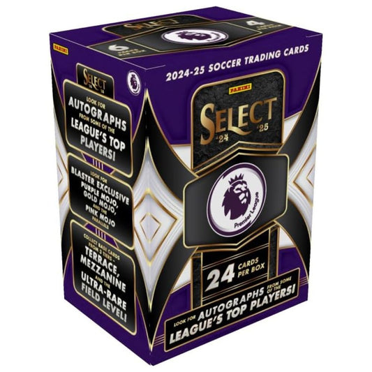 Official Panini Select Premier League EPL Soccer 6 Pack Blaster Box 2024‑25 – Collectible Soccer Trading Cards