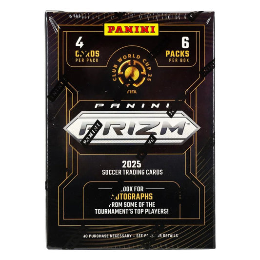 Official Panini Prizm FIFA Club World Cup Soccer 6 Pack Blaster Box – Collectible Soccer Trading Cards