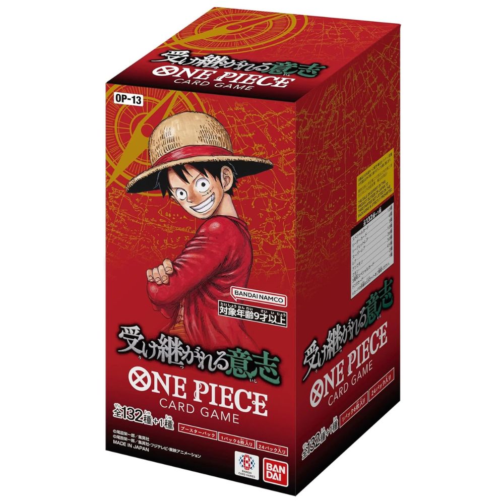  One Piece TCG Booster Box Carrying on His Will OP13 – Collectible Trading Card Game Booster Box Japanese