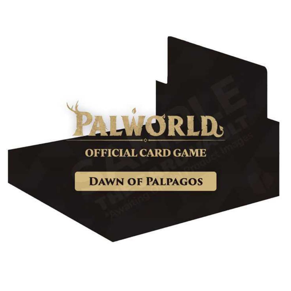 Official Palworld TCG Booster Box from Dawn of Palpagos – Collectible Trading Card Game Booster