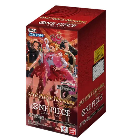 Official One Piece TCG Booster Box from Heroines Edition – Collectible Trading Card Game Booster Jp
