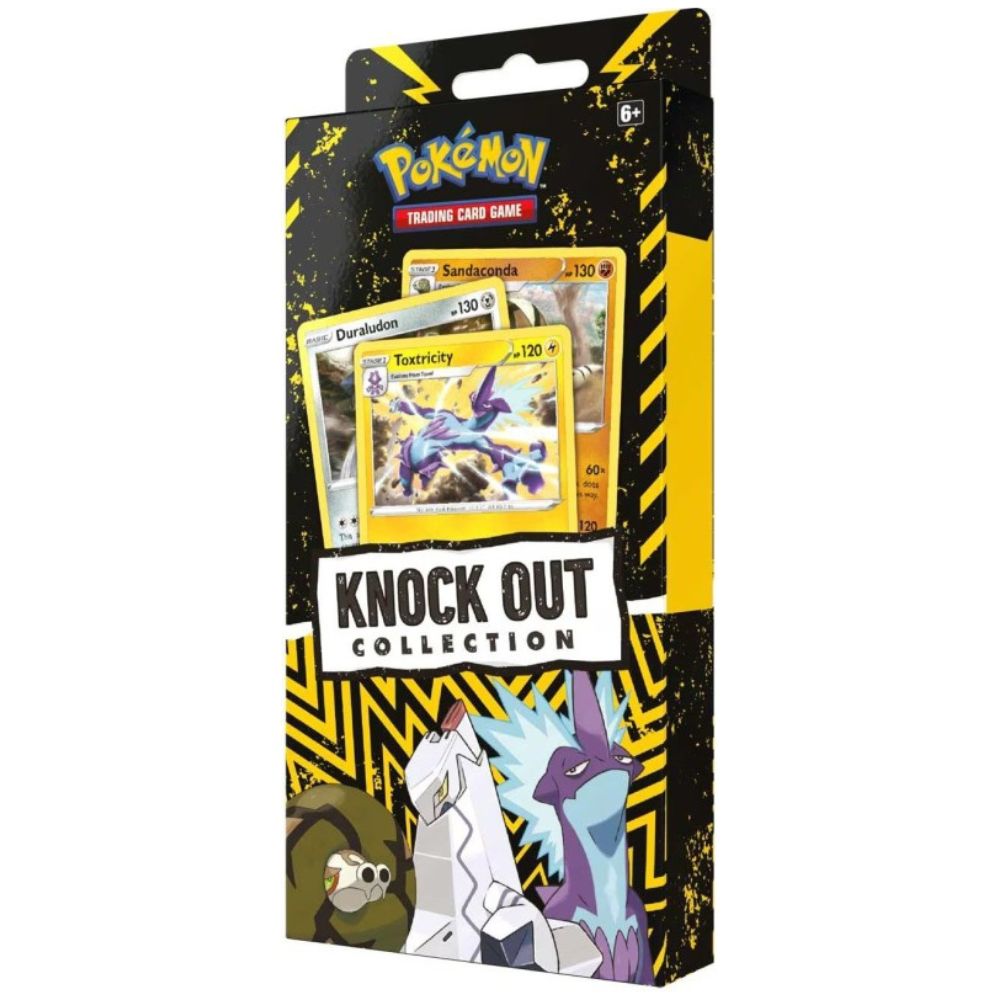 Official Pokémon TCG Booster Box from Knock Out Collection Toxtricity Duraludon Sandaconda – Collectible Trading Card Game Booster
