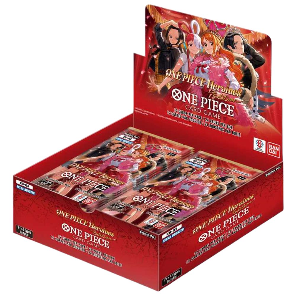Official One Piece Card Game Booster Box One Piece Heroines Edition EB‑03 – Collectible Trading Card Game Booster