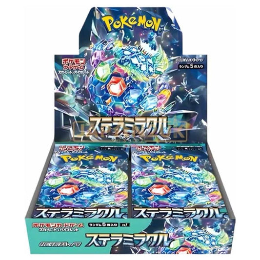 Official Pokémon Scarlet & Violet TCG Booster Box Stellar Miracle – Collectible Trading Card Game Booster Box
