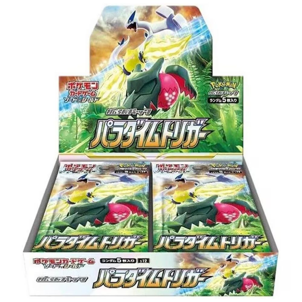 Official Pokémon TCG Japanese Booster Display from Paradigm Trigger S12 – Collectible Trading Card Game Display