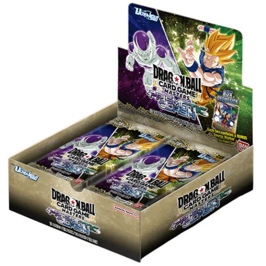 Official Dragon Ball Super TCG Booster Display from Prismatic Clash B28 – Collectible Trading Card Game Booster