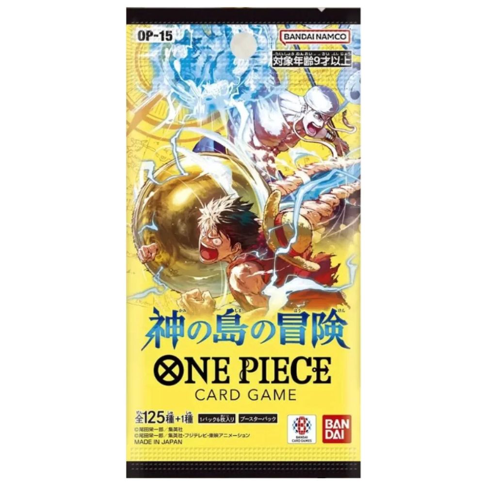 Official One Piece TCG Booster Pack from Adventure on KAMIs Island – Collectible Trading Card Game Booster