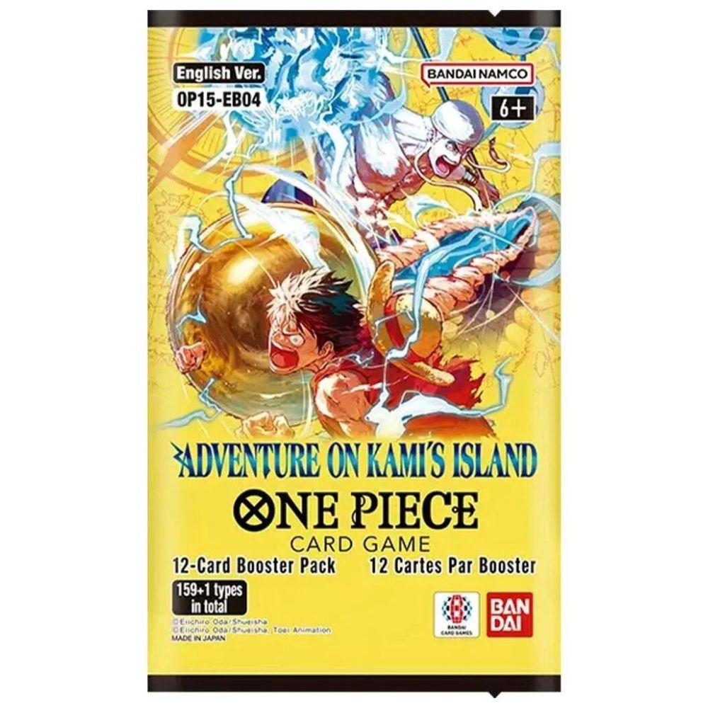 Official One Piece TCG Booster Pack from Adventure on Kamis Island –Collectible Trading Card Game Booster English