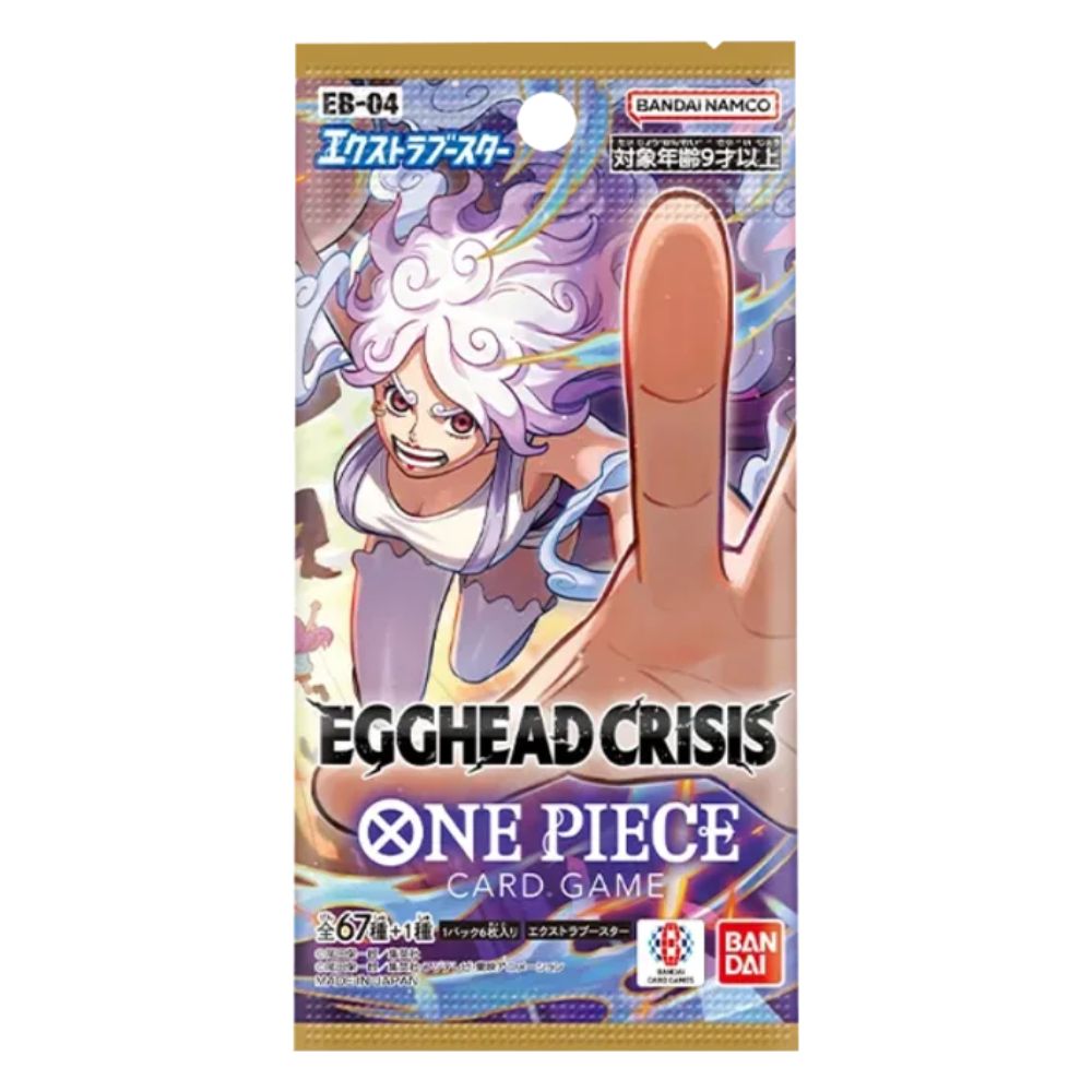 Official One Piece Card Game Booster Pack from EB04 Egghead Crisis – Collectible TCG Booster