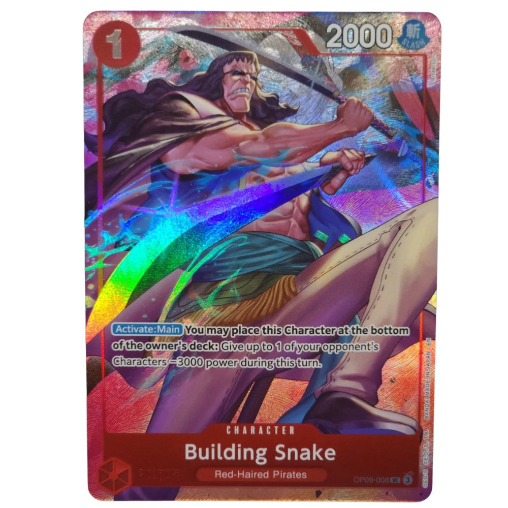 Building Snake Official One Piece TCG Building Snake Promo Card from Premium Card Collection Vol4 – Collectible Trading Card Game
