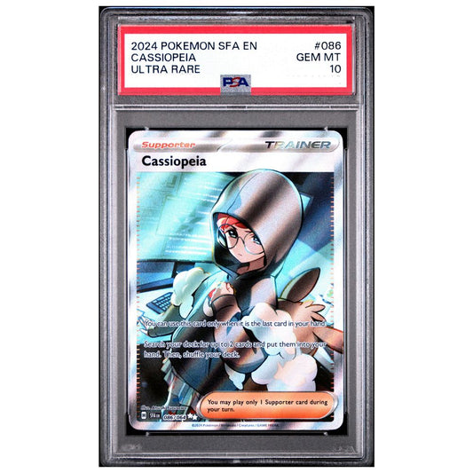 2024 Pokemon Shrouded Fable Cassiopeia Ultra Rare PSA 10 graded card