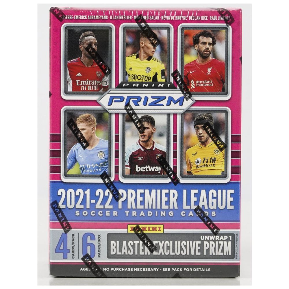 Official Panini Prizm Premier League EPL Soccer 2021/22 Cereal Box – Collectible Trading Card Box