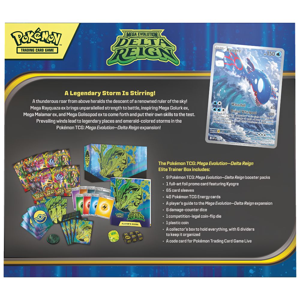 Delta Reign Elite Trainer Box Pokemon ME06 Back